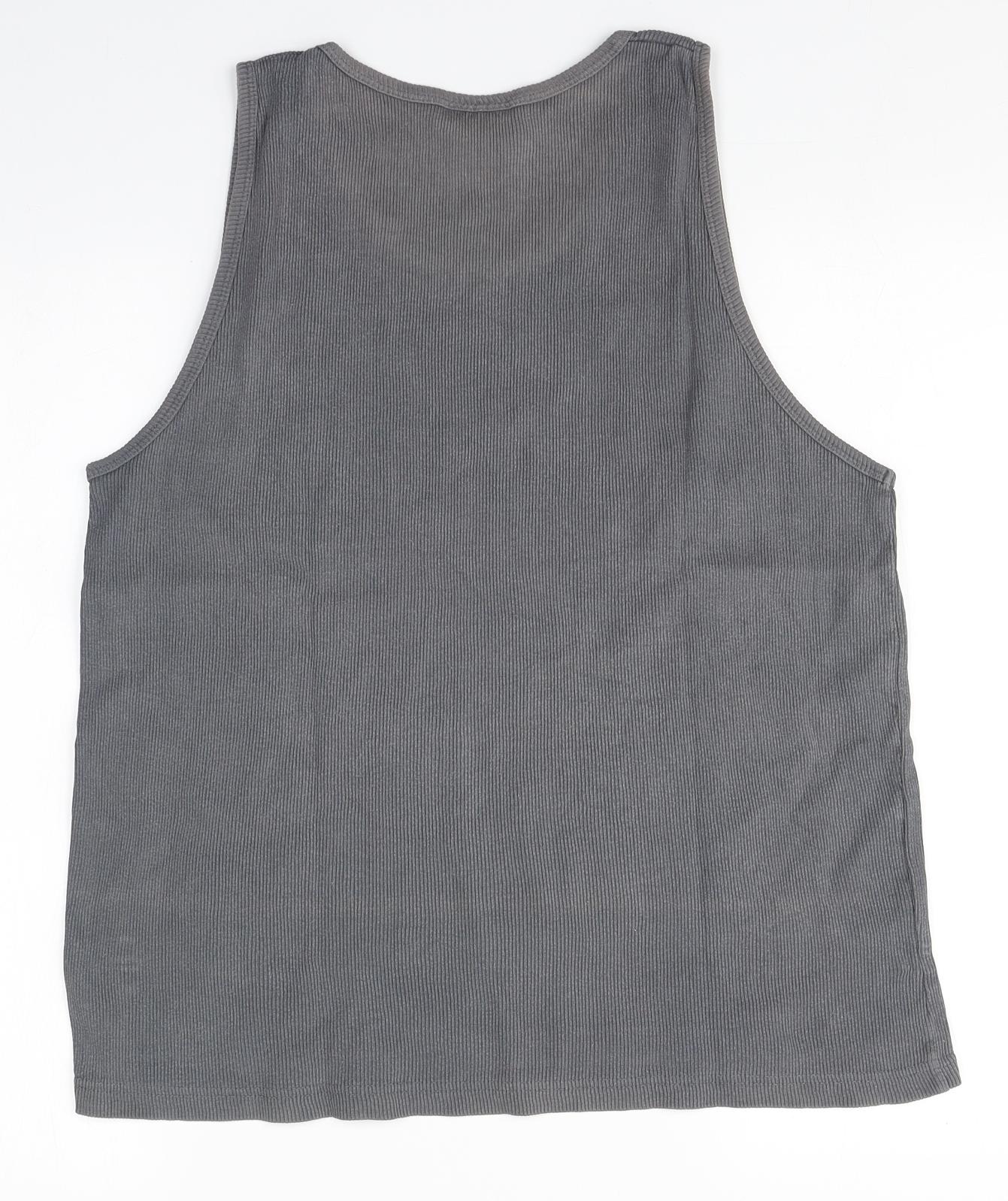 Mens UK Size  Cedar Wood State Grey  T-Shirt
