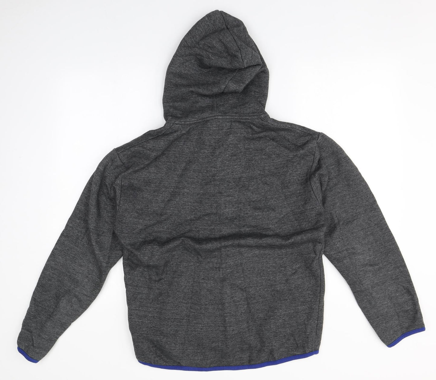 Mens UK Size  Preworn Grey Full Zip Hoodie