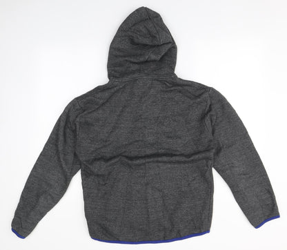Mens UK Size  Preworn Grey Full Zip Hoodie