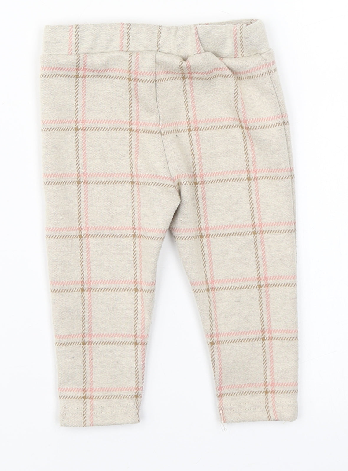 Nutmeg Baby Green Plaid Polyester Sweatpants Trousers Size 6-9 Months