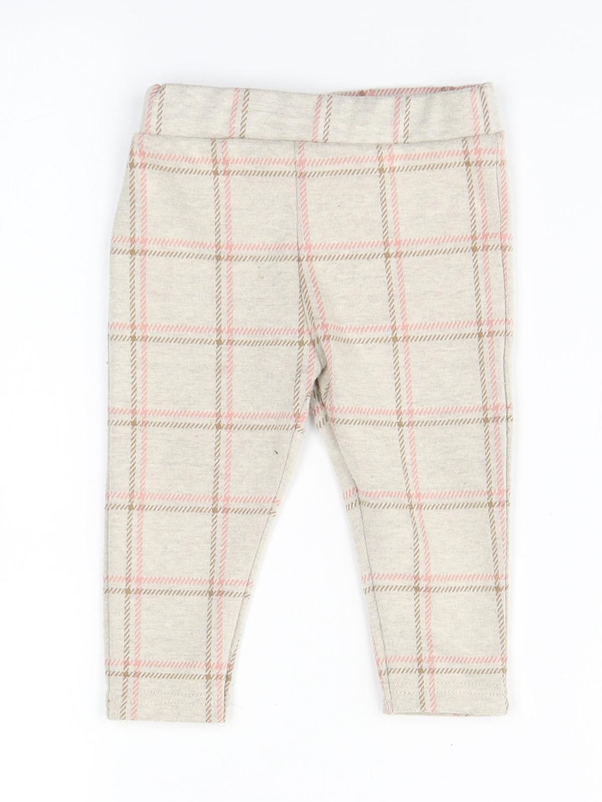 Nutmeg Baby Green Plaid Polyester Sweatpants Trousers Size 6-9 Months