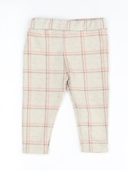 Nutmeg Baby Green Plaid Polyester Sweatpants Trousers Size 6-9 Months
