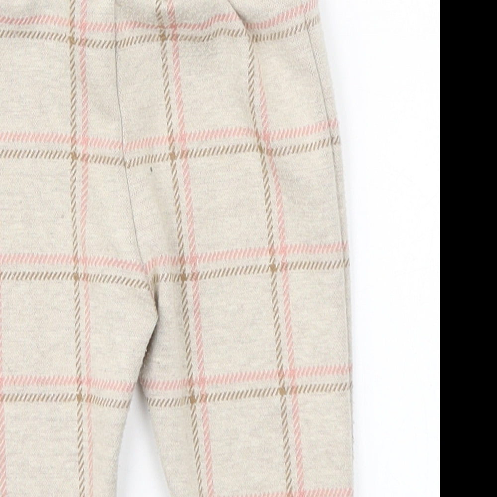 Nutmeg Baby Green Plaid Polyester Sweatpants Trousers Size 6-9 Months