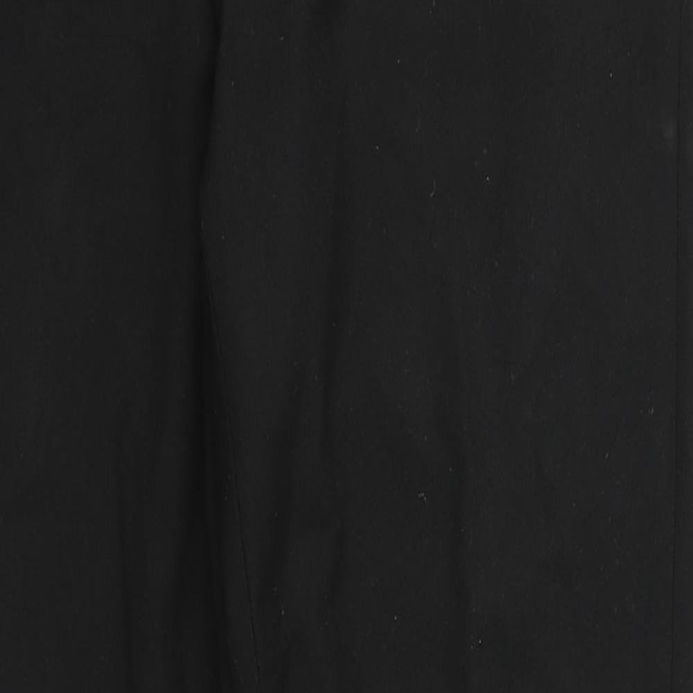 NEXT Mens Black  Polyester Trousers  Size 30 in L30 in Regular