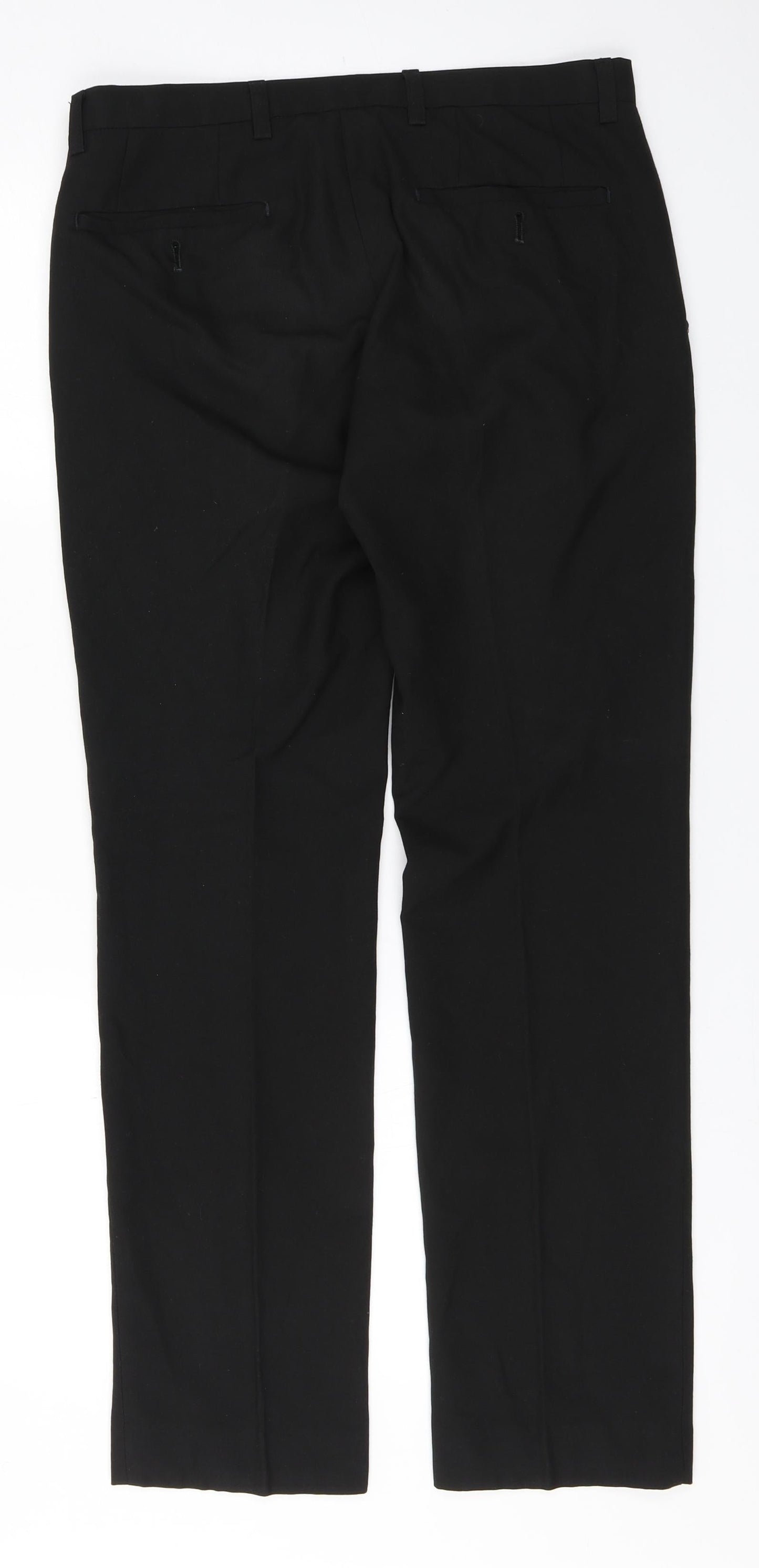 Womens UK Size 30 in NEXT Regular Fit  Black Trousers