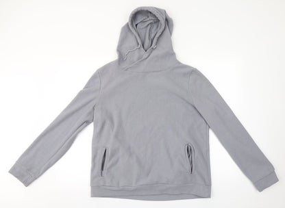Board Angels Womens Grey  Polyester Henley Hoodie Size 16