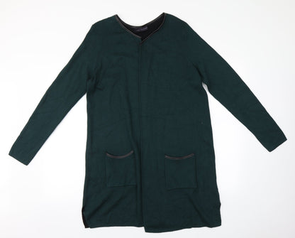 Womens UK Size  Marks and Spencer Green Cardigan Jumper