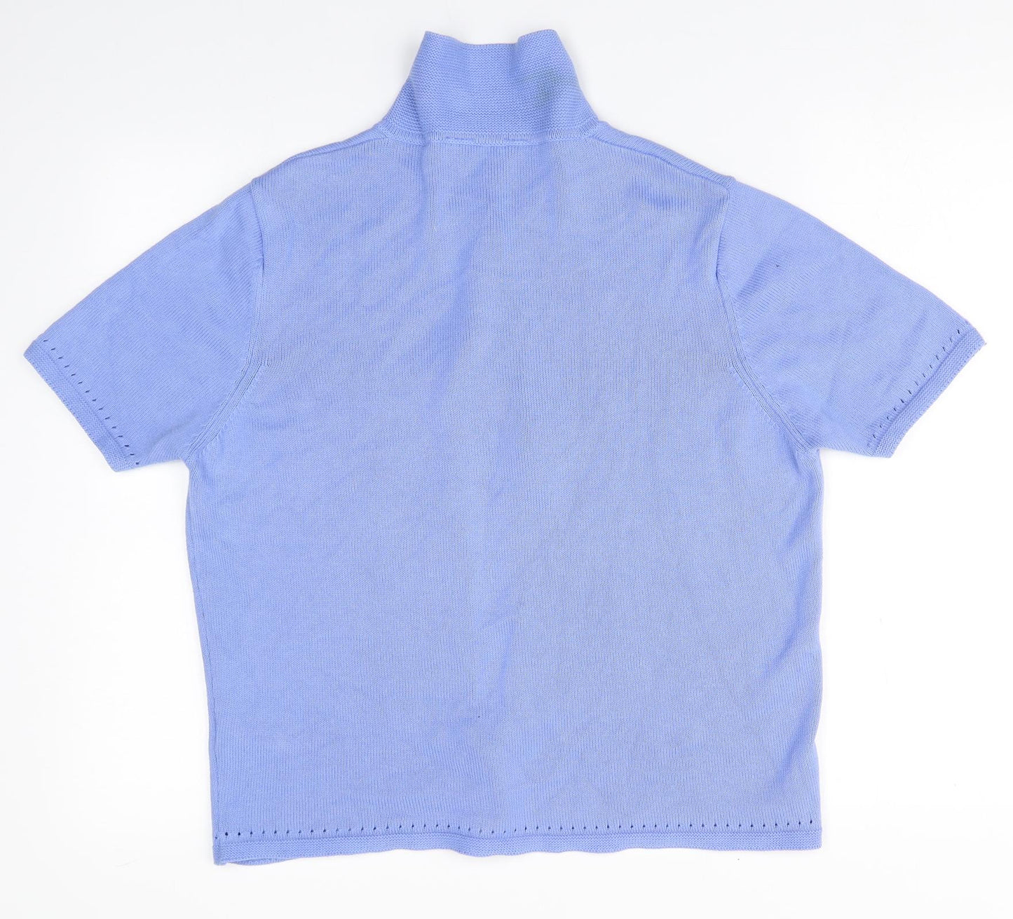 Womens UK Size 14 Marks and Spencer Blue Cardigan Jumper