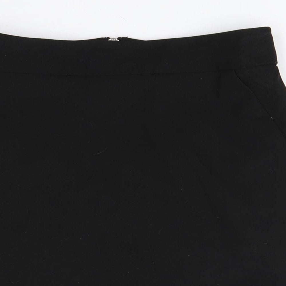 New Look Girls Black  Polyester Straight & Pencil Skirt Size 12 Years  Regular