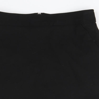 New Look Girls Black  Polyester Straight & Pencil Skirt Size 12 Years  Regular