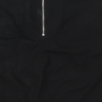 New Look Girls Black  Polyester Straight & Pencil Skirt Size 12 Years  Regular