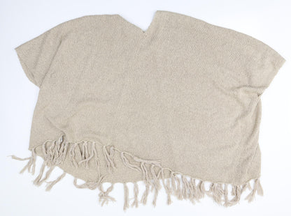 Matalan Womens Green   Overcoat Poncho One Size