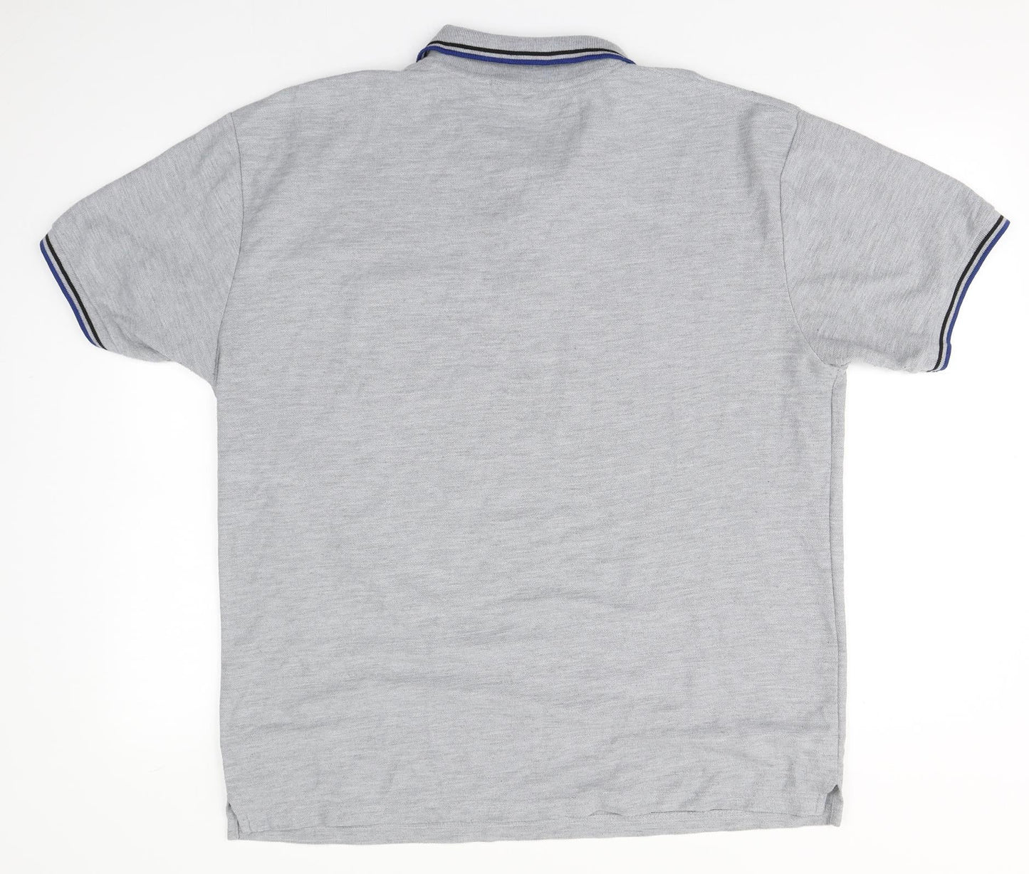 Preworn Mens Grey  Polyester  Polo Size 2XL Collared