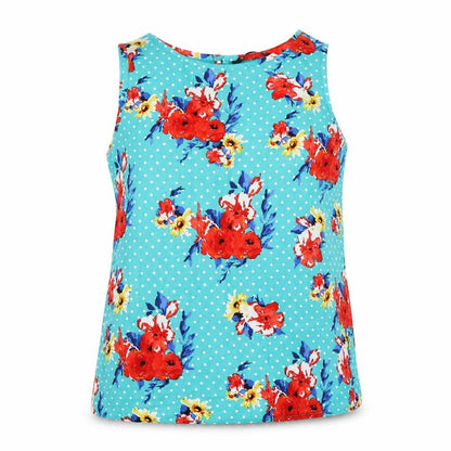 Womens UK Size 16 Dunnes Stores Green Basic Tank