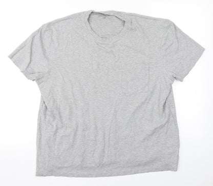 NEXT Mens Grey Round Neck  Cotton Pullover Jumper Size XL