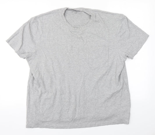 NEXT Mens Grey Round Neck  Cotton Pullover Jumper Size XL