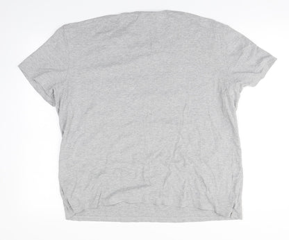 NEXT Mens Grey Round Neck  Cotton Pullover Jumper Size XL