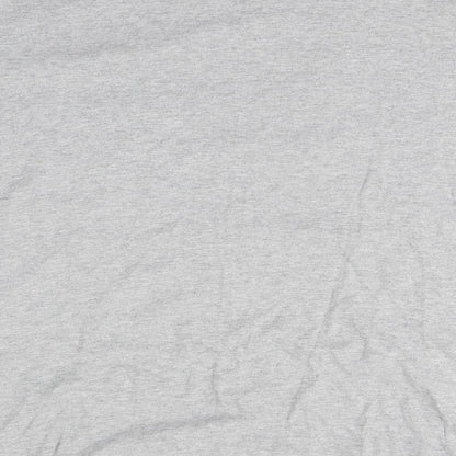 NEXT Mens Grey Round Neck  Cotton Pullover Jumper Size XL