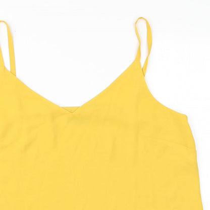 F&F Womens Orange  Polyester Basic Tank Size 18 Off the Shoulder