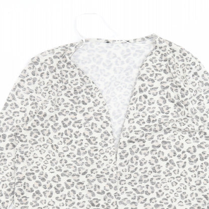 Womens UK Size M Atmosphere Beige Cardigan Jumper