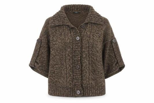 George Womens Brown   Jacket Coatigan Size XL