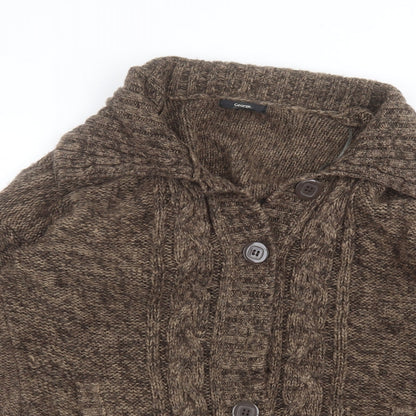 George Womens Brown   Jacket Coatigan Size XL