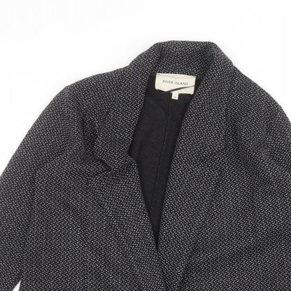 Womens UK Size 10 River Island Black Jacket