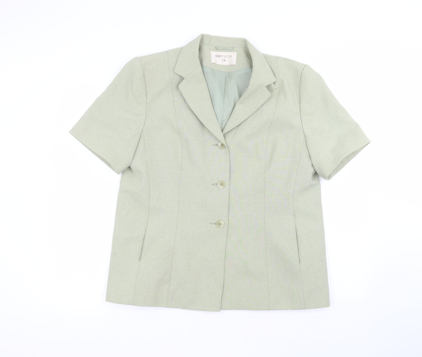 Womens UK Size 14 Bonmarché Green Jacket