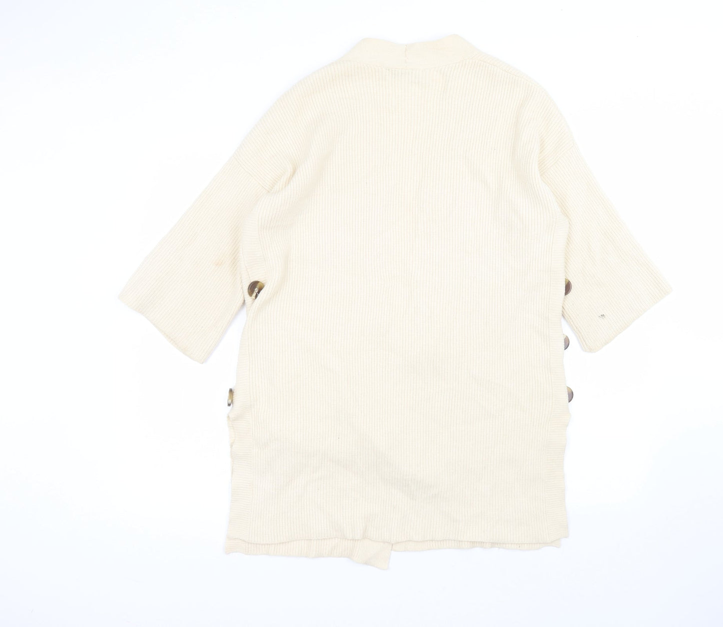 Womens UK Size S NEXT Beige Cardigan Jumper