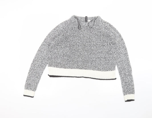 Womens UK Size S H&M Grey Pullover Jumper