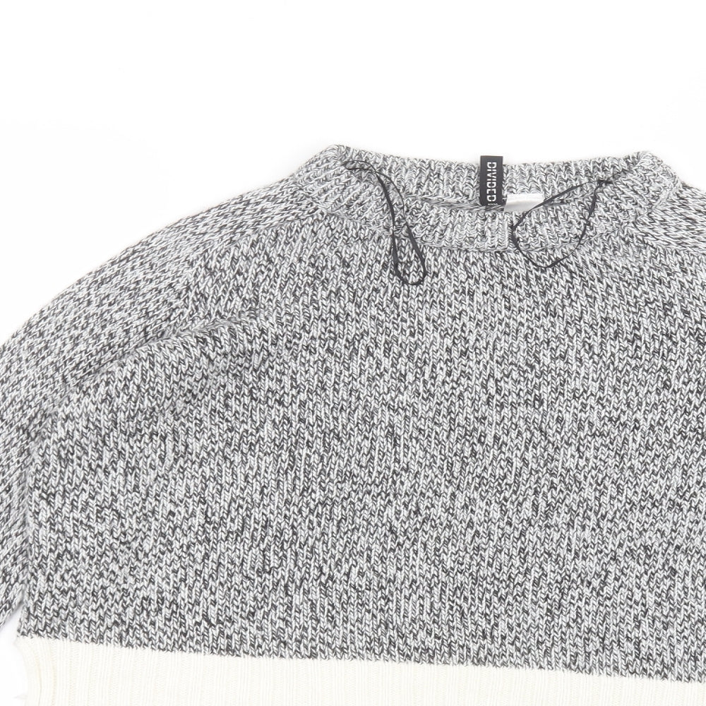 Womens UK Size S H&M Grey Pullover Jumper
