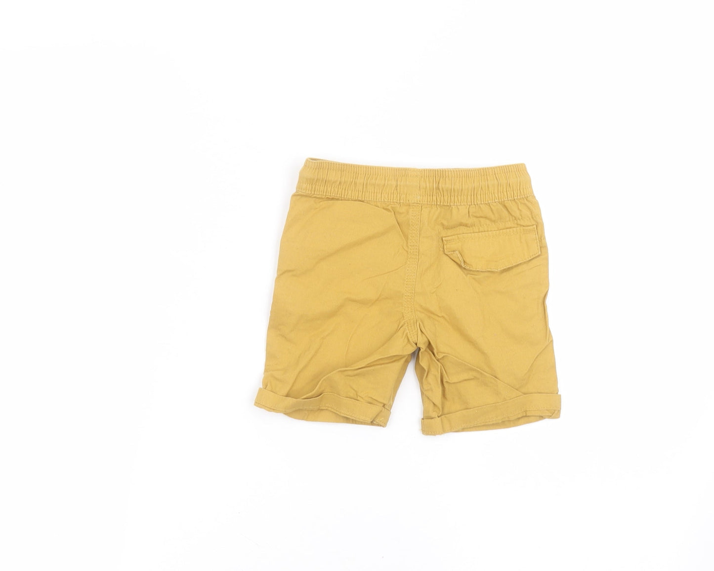Primark Baby Yellow  Cotton Cropped Trousers Size 18-24 Months