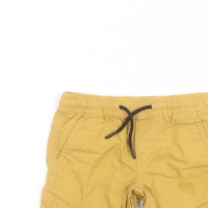 Primark Baby Yellow  Cotton Cropped Trousers Size 18-24 Months