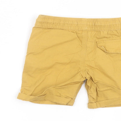 Primark Baby Yellow  Cotton Cropped Trousers Size 18-24 Months