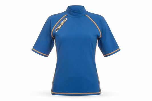 Womens UK Size XS DECATHLON Blue Basic T-Shirt