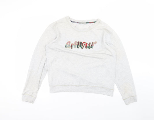 Womens UK Size 12 New Look Grey Pullover Jumper