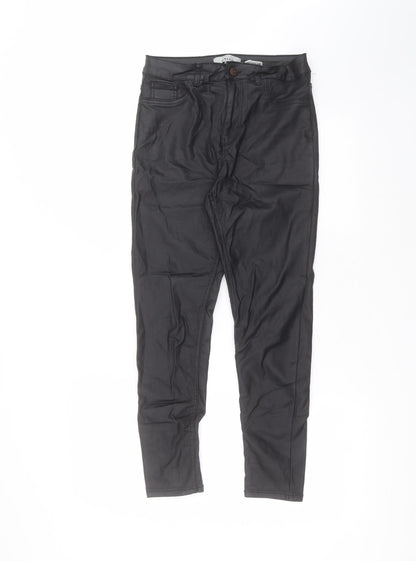 Womens UK Size 12 New Look Regular Fit  Black Trousers