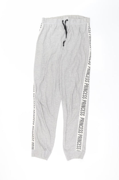 Womens UK Size M New Look Regular Fit Sweatpants Grey Trousers
