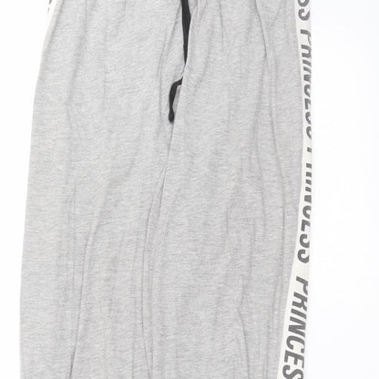 Womens UK Size M New Look Regular Fit Sweatpants Grey Trousers
