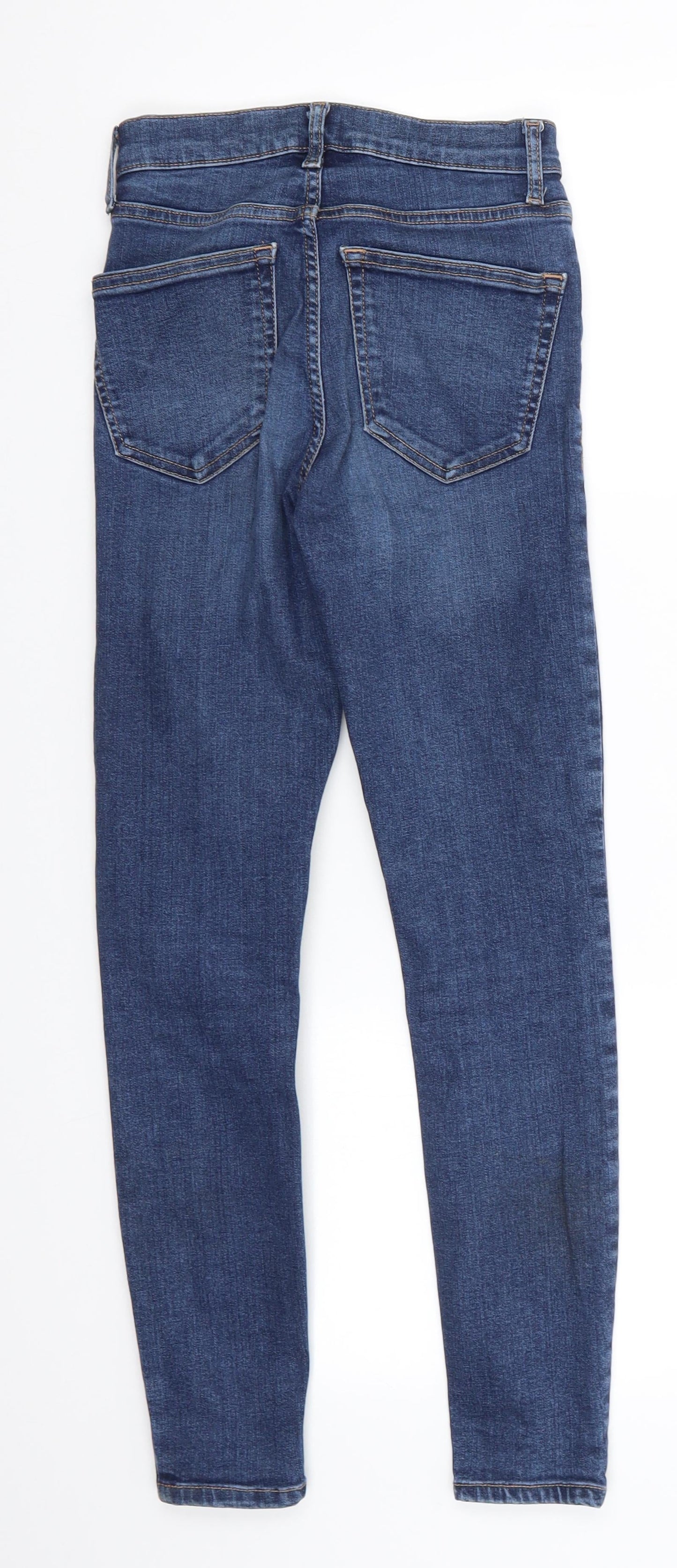 Mens UK Size 25 in Topshop Regular Fit Skinny Blue Jeans