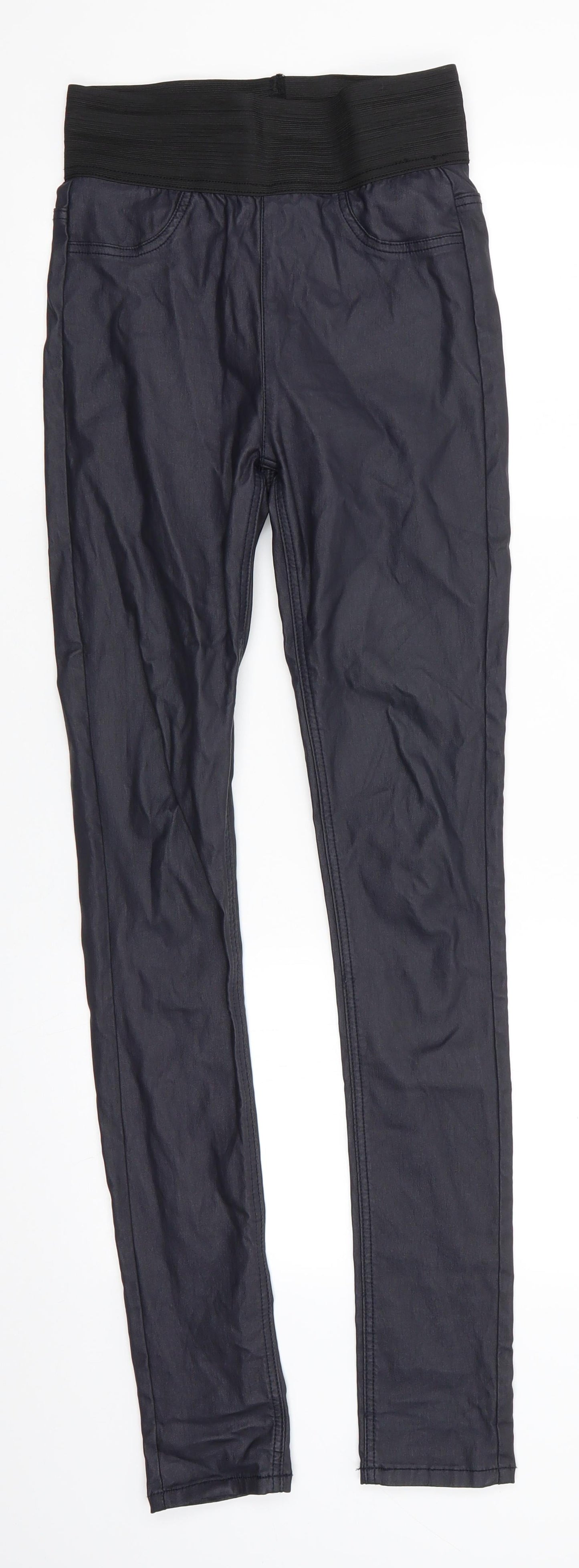 BYoung Womens Grey   Jegging Trousers Size 27 in L31 in Regular  - Skinny Subtle Sheen Deep Waistband