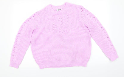 Womens UK Size 10 Dorothy Perkins Pink Pullover Jumper