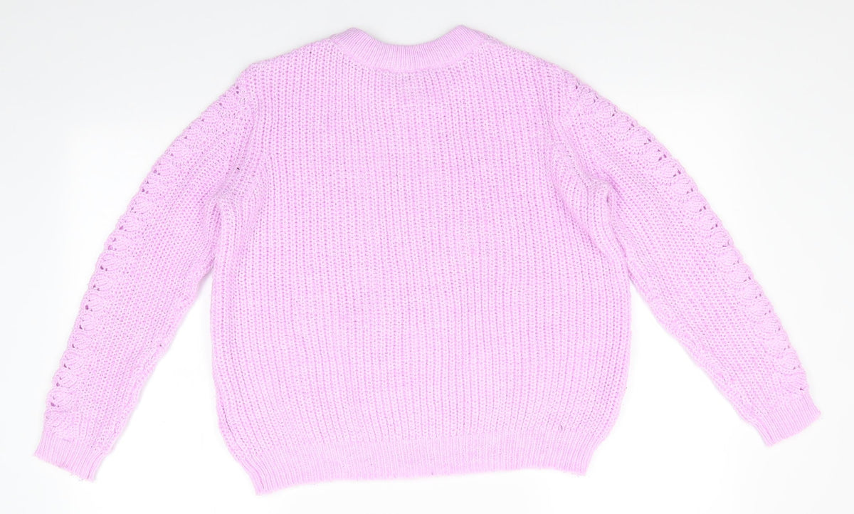 Womens UK Size 10 Dorothy Perkins Pink Pullover Jumper
