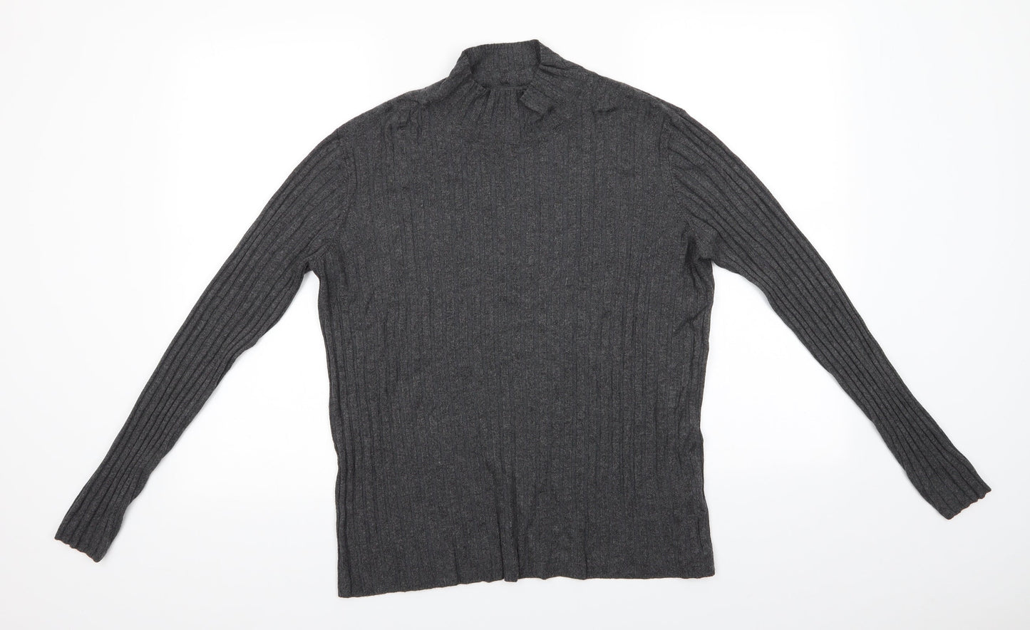 Womens UK Size 14 Papaya Grey Pullover Jumper
