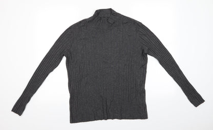 Womens UK Size 14 Papaya Grey Pullover Jumper