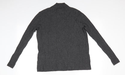 Womens UK Size 14 Papaya Grey Pullover Jumper