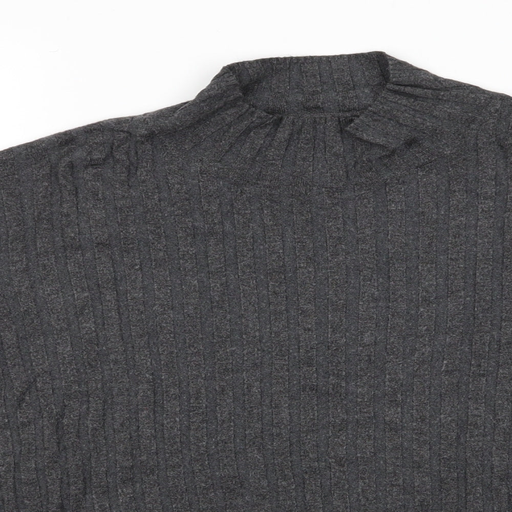 Womens UK Size 14 Papaya Grey Pullover Jumper