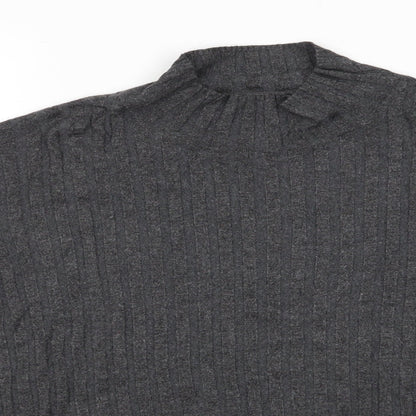 Womens UK Size 14 Papaya Grey Pullover Jumper