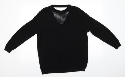 Womens UK Size S Atmosphere Black Pullover Jumper