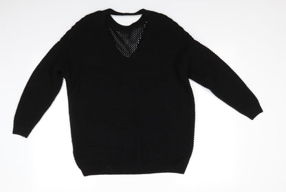 Womens UK Size S Atmosphere Black Pullover Jumper